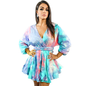 Rainbow Tye Die Dress